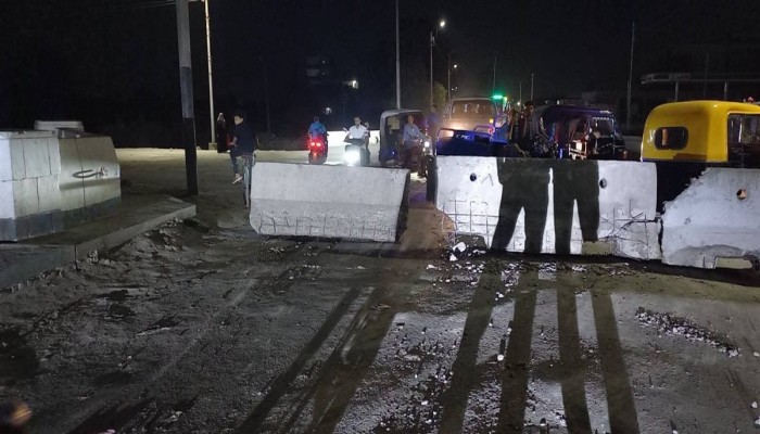 محافظة الغربية تغلق كوبري شنودة بالاتجاهين بعد انهياره جزئيا وسط اتهامات بتجاهل تحذيرات الأهالي منذ 4 أعوام