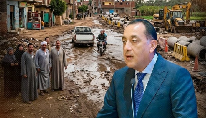 500 ألف مواطن بغرب طوخ يستغيثون من طريق متهالك ومدمر منذ أكثر من 4 سنوات وصرف صحي متعثر وغياب المحاسبة