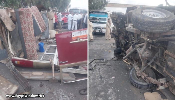 بالفيديو.. مصرع وإصابة 21 عاملاً في انقلاب سيارة بالمنوفية وإستمرار نزيف الأسفلت بالمحافظات