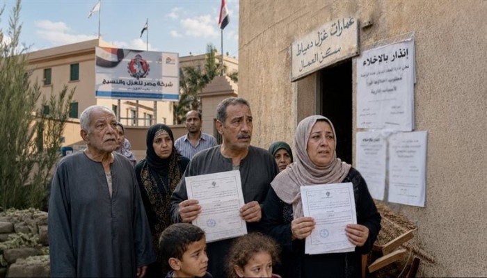 مئات الأسر تواجه الإخلاء من مساكن غزل دمياط رغم عقود قانونية ممتدة.. كيف أصبح التطوير بوابة للطرد؟!!