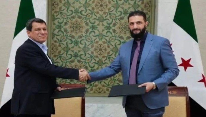 الشرع يعين مظلوم عبدي مستشارًا لرئاسة سوريا