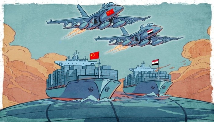 ساوث تشاينا مورنينج بوست || المناورات الصينية المصرية المشتركة تستعرض مدى الانتشار العسكري لبكين