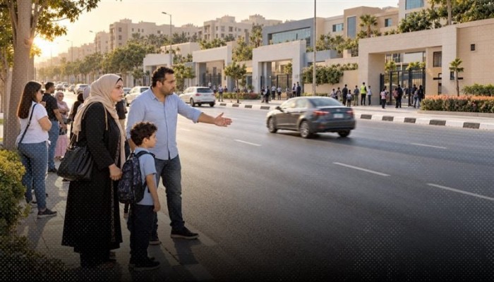 أهالي 4 مدارس بالتجمع الخامس يتهمون جهاز القاهرة الجديدة بتجاهل تأمين شارع يهدد أطفالهم بالدهس ويطالبون بمطبات صناعية