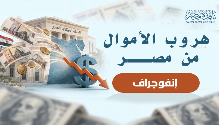 إنفوجراف|| هروب الأموال من مصر