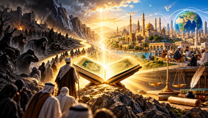 القرآن الكريم هداية البشرية من الظلمات إلى النور