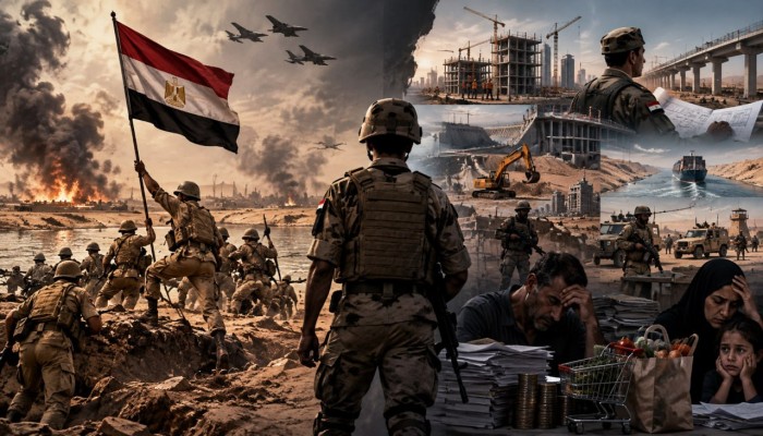 من مواجهة إسرائيل في أكتوبر إلى فتح جبهات و«تهديدات» بلا نهاية.. كيف حوّل الجيش المصري جنوده إلى مرتزقة؟