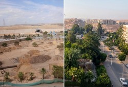 بالفيديو.. استغاثات لوقف تجريف آخر حدائق زهراء المعادي