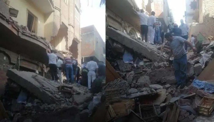 انهيار منزل بالمحلة الكبرى يودي بحياة شخصين ويعيد فتح ملفات العقارات الآيلة للسقوط إلى الواجهة