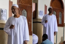 بالفيديو.. سوداني يودع المصريين برسالة مؤثرة من داخل مسجد
