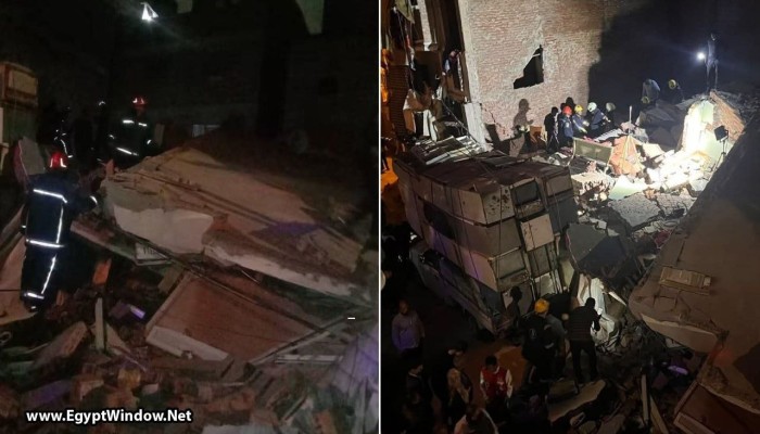 بالفيديو.. ضحايا تحت الأنقاض في انهيار عقار أبو سليمان بالإسكندرية